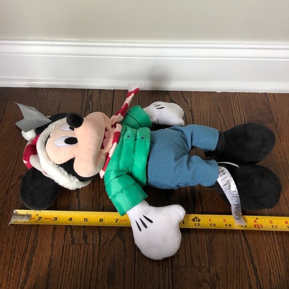 *NWT* Disney Store 2021 17” Mickey Mouse Plush w/Winter Hat/Pants and Snow Hat - Picture 7 of 7